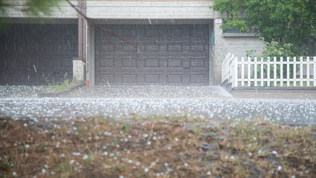 Protect Your Garage Door from Hail Damage