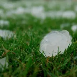 garage door hail damage